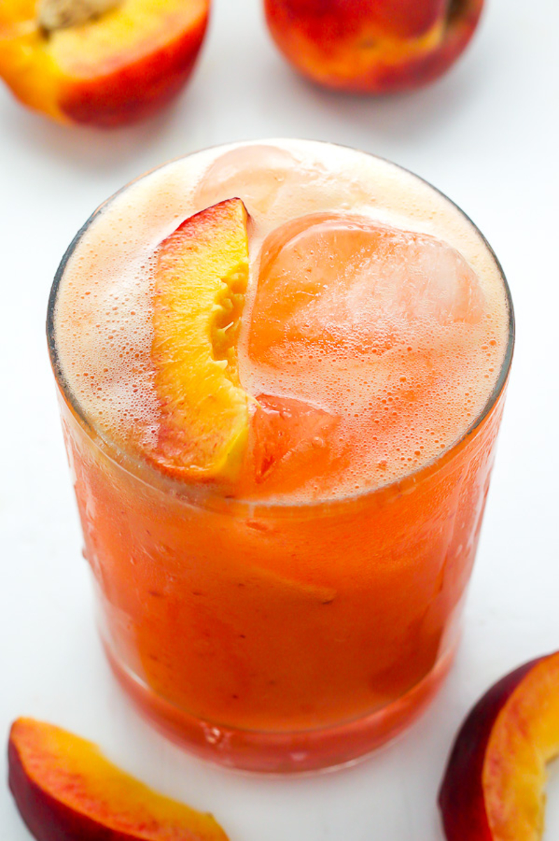 Cocktail Fresh Peach Prosecco
