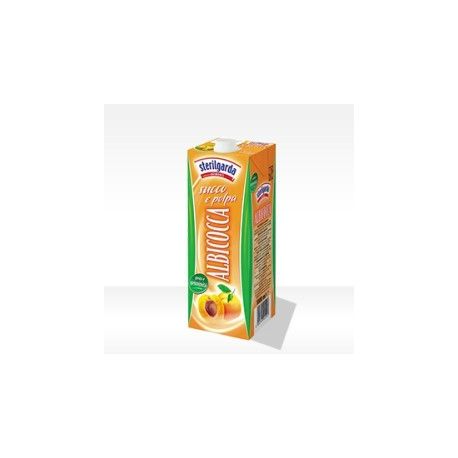 SUCCO STERILGARDA BRICK SQUARE ALBICOCCA - Formato 1,00 lt