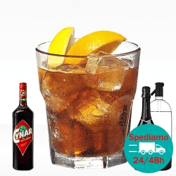 Cynar Spritz con cynar, prosecco e seltz
