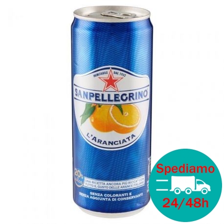 SANPELLEGRINO ARANCIATA DOLCE LATTINA - Formato 0,33 lt