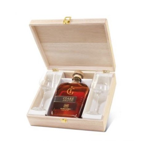 Set Grappa Giare con due bicchieri - Distilleria Marzadro